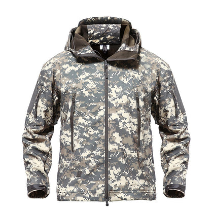 Outdoorjacke – Tactical – Wasserdicht – Windbreakerjacke – Herrenjacke-ACU-XS-Chaps Herrenmode
