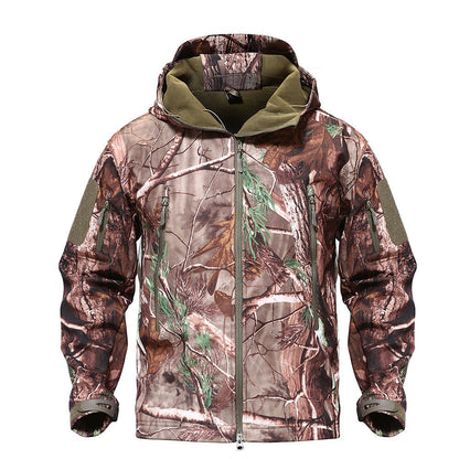 Outdoorjacke – Tactical – Wasserdicht – Windbreakerjacke – Herrenjacke-Baum-XS-Chaps Herrenmode