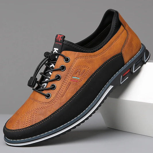 Oxford-Schuhe | Slip-Ons | Bequem | Wanderschuhe | Herrenschuhe-Braun-38-Chaps Herrenmode