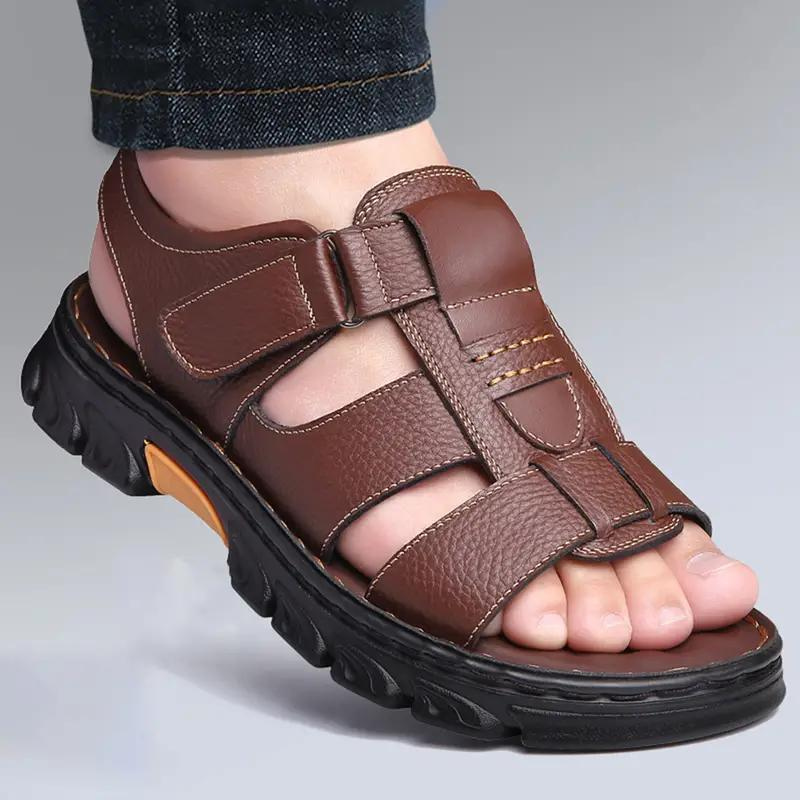 Parker Sandalen | Bequeme Schuhe für Männer für den Sommer-Braun-36-Chaps Herrenmode