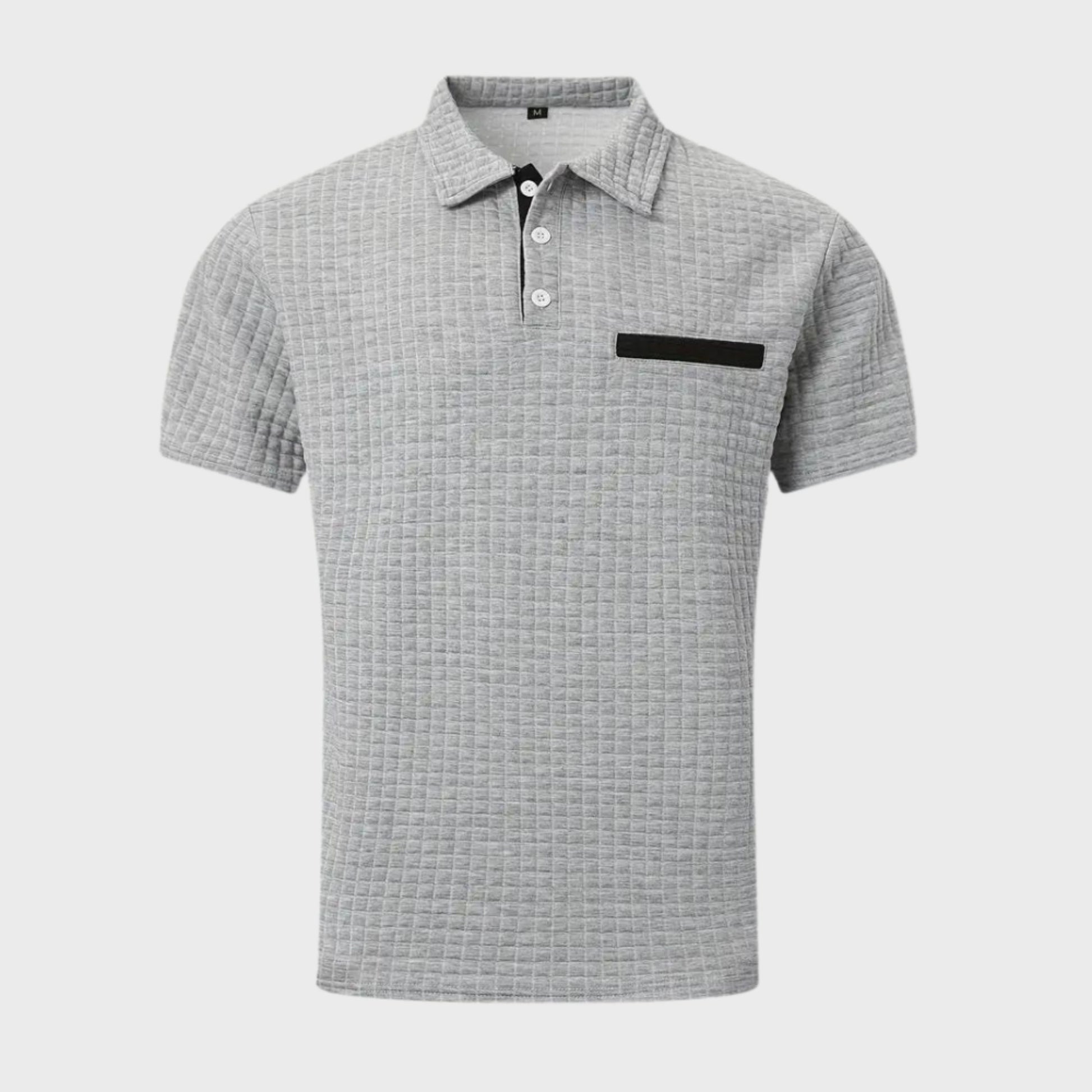 Polo-Shirt | Knopfleiste am Kragen | Brusttasche | T-Shirt mit Kragen | Polo-Shirts für Männer-Chaps Herrenmode