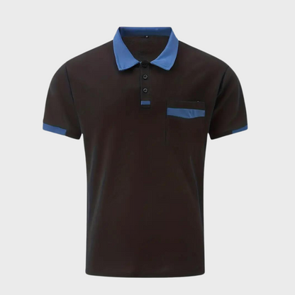 Polo-Shirt | Kurzarm | Knopfleiste | Kragen-T-Shirt | Herrenhemden-Chaps Herrenmode