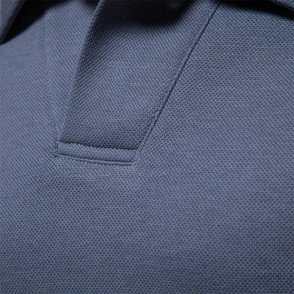 Polo-Sweatshirt | Umlegekragen | Normale Passform | Langarm-Poloshirts | Herrenbekleidung-Chaps Herrenmode