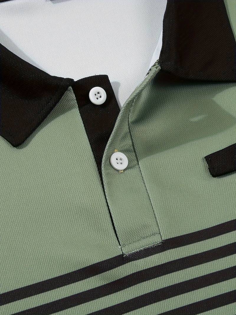 Polo T-Shirt | Gestreift | Kurzarm | Poloshirts | Herrenhemden-Chaps Herrenmode