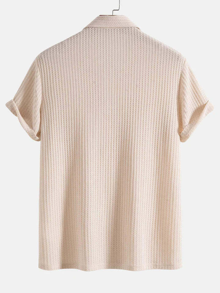 Polo-T-Shirt – Herren-T-Shirt mit Kragen, Knopfleiste und kurzen Ärmeln-Chaps Herrenmode