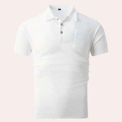 Polo-T-Shirt – Kurzarm – Mit Kragen – Knopfleiste – Sommerhemd für Männer-Chaps Herrenmode