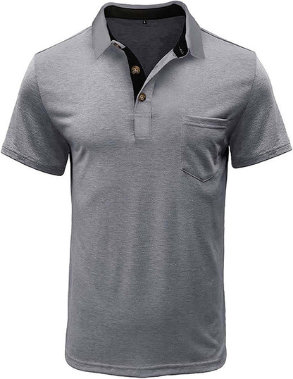 Polo-T-Shirt | Mit Kragen | Kurzarm | Poloshirt | Herrenhemd-Chaps Herrenmode