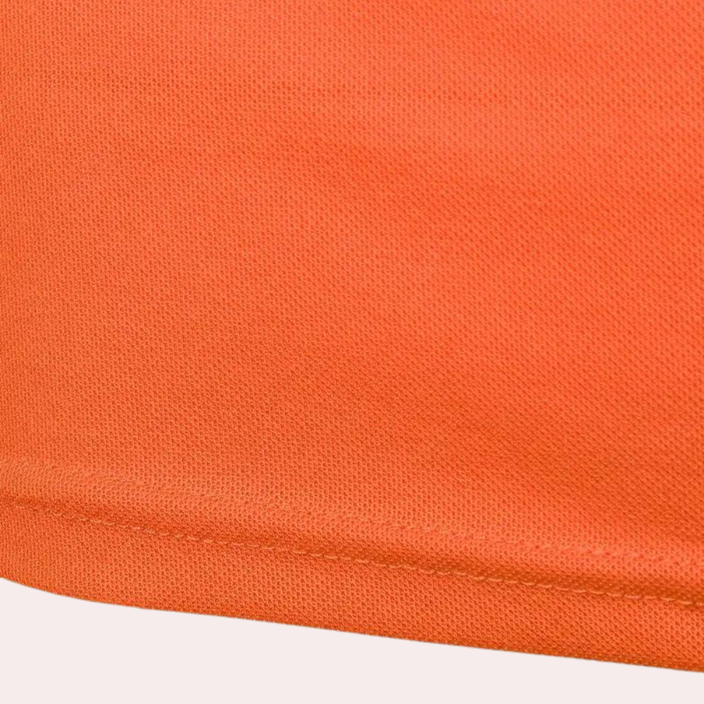 Polo-T-Shirt – Orange – Kurzarm – T-Shirt mit Kragen – Herren-Shirt-Chaps Herrenmode