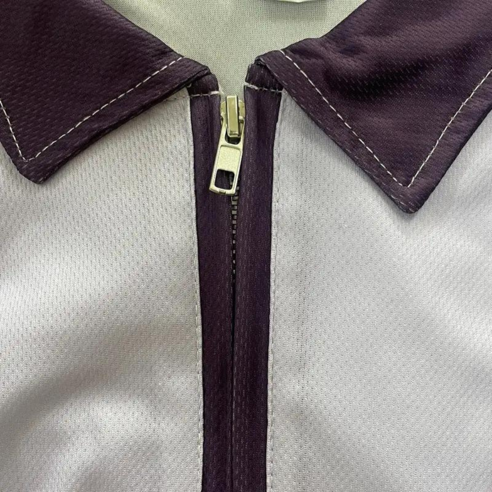Polo-T-Shirt – mit Kragen – kurze Ärmel – Shirt mit Viertelreißverschluss – Herren-Shirt-Chaps Herrenmode