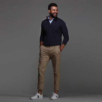 Polohemd – Halbe Knopfleiste – Kurze Ärmel – Polo-T-Shirt – Herrenhemden-Chaps Herrenmode