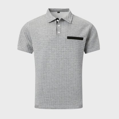 Polohemd - Herren Polohemd mit Knopfleiste für den Sommer-Chaps Herrenmode