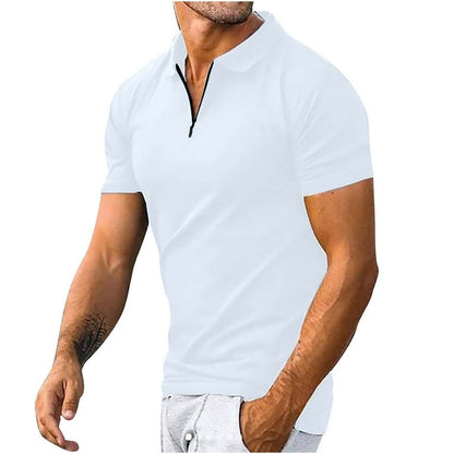 Polohemd - Kragen - Quarter Zip - Polo T-Shirt - Herrenbekleidung-Chaps Herrenmode