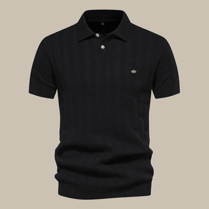 Polohemd – Kurzärmeliges Polo-T-Shirt mit Kragen für Männer-Chaps Herrenmode