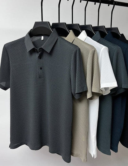 Polohemd – Leichtes Polohemd mit Knopfleiste für Herren-Chaps Herrenmode