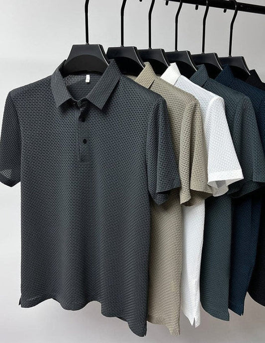 Polohemd – Leichtes Polohemd mit Knopfleiste für Herren-Chaps Herrenmode