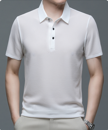 Polohemd | Vierteltrikot | Leichtgewicht | Polo-T-Shirt | Herrenhemden-Chaps Herrenmode