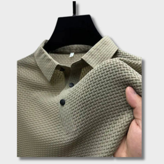 Polohemd – atmungsaktives Kurzarm-Polohemd mit Knöpfen für Herren-Chaps Herrenmode