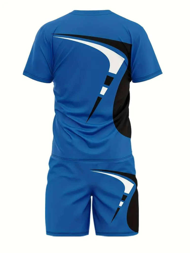 Preston Zweiteiliges Set | Herren Casual T-Shirt und Shorts Outfit-Chaps Herrenmode