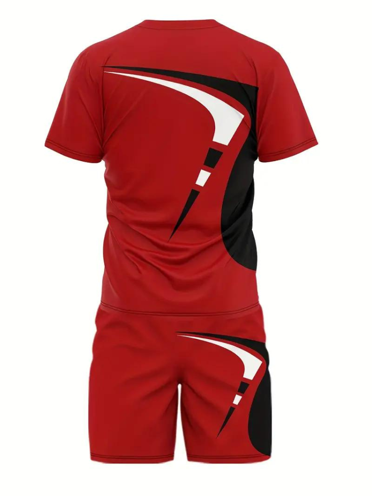 Preston Zweiteiliges Set | Herren Casual T-Shirt und Shorts Outfit-Chaps Herrenmode