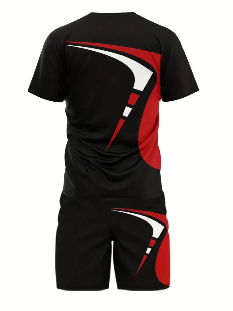 Preston Zweiteiliges Set | Herren Casual T-Shirt und Shorts Outfit-Chaps Herrenmode
