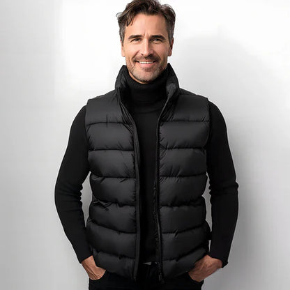 Puffer Weste | Ärmellos | Körperwärmer | Winterweste | Herrenweste-Chaps Herrenmode