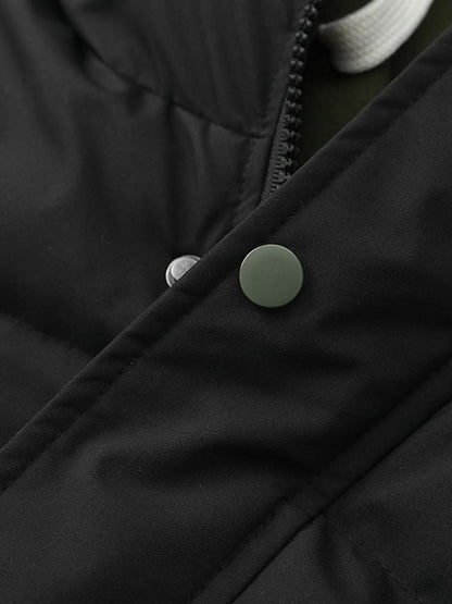 Pufferjacke | Kapuze | dick | wattierte Jacke | Wintermäntel Männer-Chaps Herrenmode