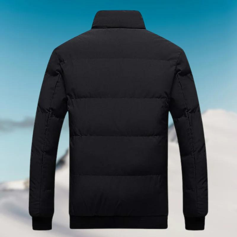 Pufferjacke – Warm – Mit Reißverschluss – Winterjacke für Herren-Chaps Herrenmode