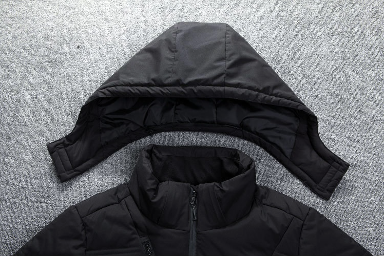 Pufferjacke - Warme gefütterte Daunenjacke mit Kapuze für Männer für den Winter-Chaps Herrenmode