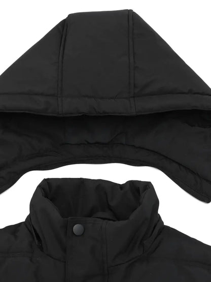 Pufferjacke – warme, wasserdichte Winter-Daunenjacke mit Kapuze für Herren-Chaps Herrenmode