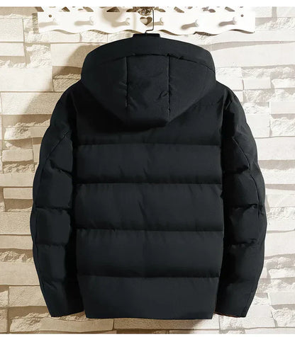 Pufferjacke – winddicht – mit Kapuze – Winterjacke – gepolsterte Jacke für Männer-Chaps Herrenmode