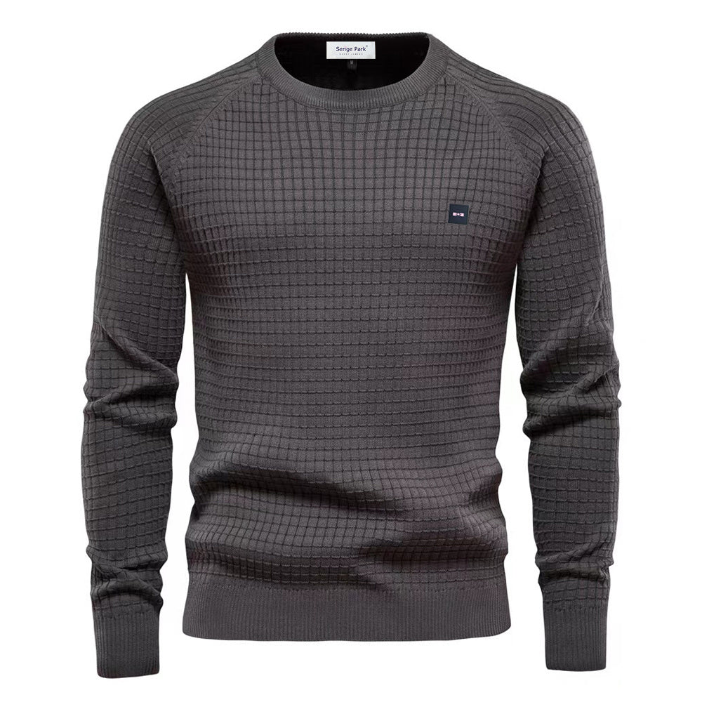 Pullover | Langarm | Rundhalsausschnitt | Strickpullover | Herrenbekleidung-Chaps Herrenmode