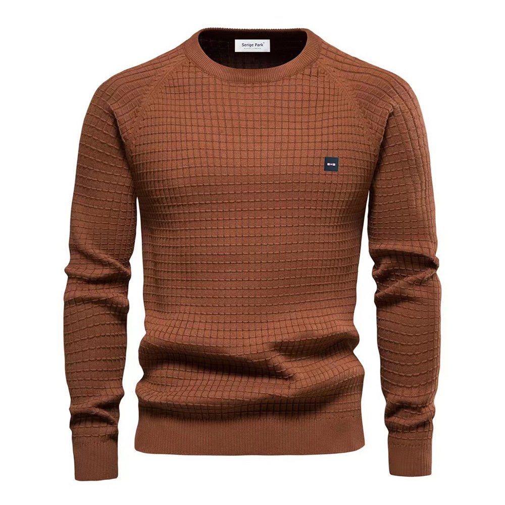 Pullover | Langarm | Rundhalsausschnitt | Strickpullover | Herrenbekleidung-Chaps Herrenmode