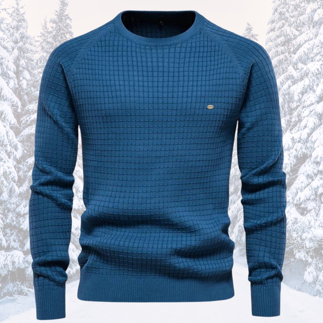 Pullover | Langarm | Rundhalsausschnitt | Strickpullover | Herrenbekleidung-Chaps Herrenmode