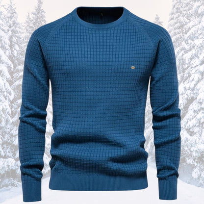 Pullover | Langarm | Rundhalsausschnitt | Strickpullover | Herrenbekleidung-Chaps Herrenmode