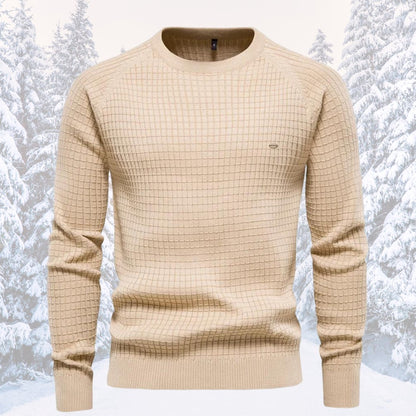 Pullover | Langarm | Rundhalsausschnitt | Strickpullover | Herrenbekleidung-Chaps Herrenmode
