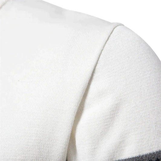 Pullover mit Reißverschluss - Hochgeschlossener Pullover – Strickpullover – Herren-Pullover mit halbem Reißverschluss-Chaps Herrenmode
