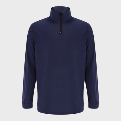 Pullover mit halbem Reißverschluss | Langarmshirt | Pullover | Sweatshirt | Herrenbekleidung-Chaps Herrenmode