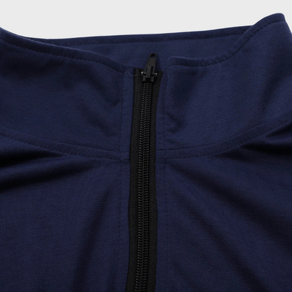 Pullover mit halbem Reißverschluss | Langarmshirt | Pullover | Sweatshirt | Herrenbekleidung-Chaps Herrenmode
