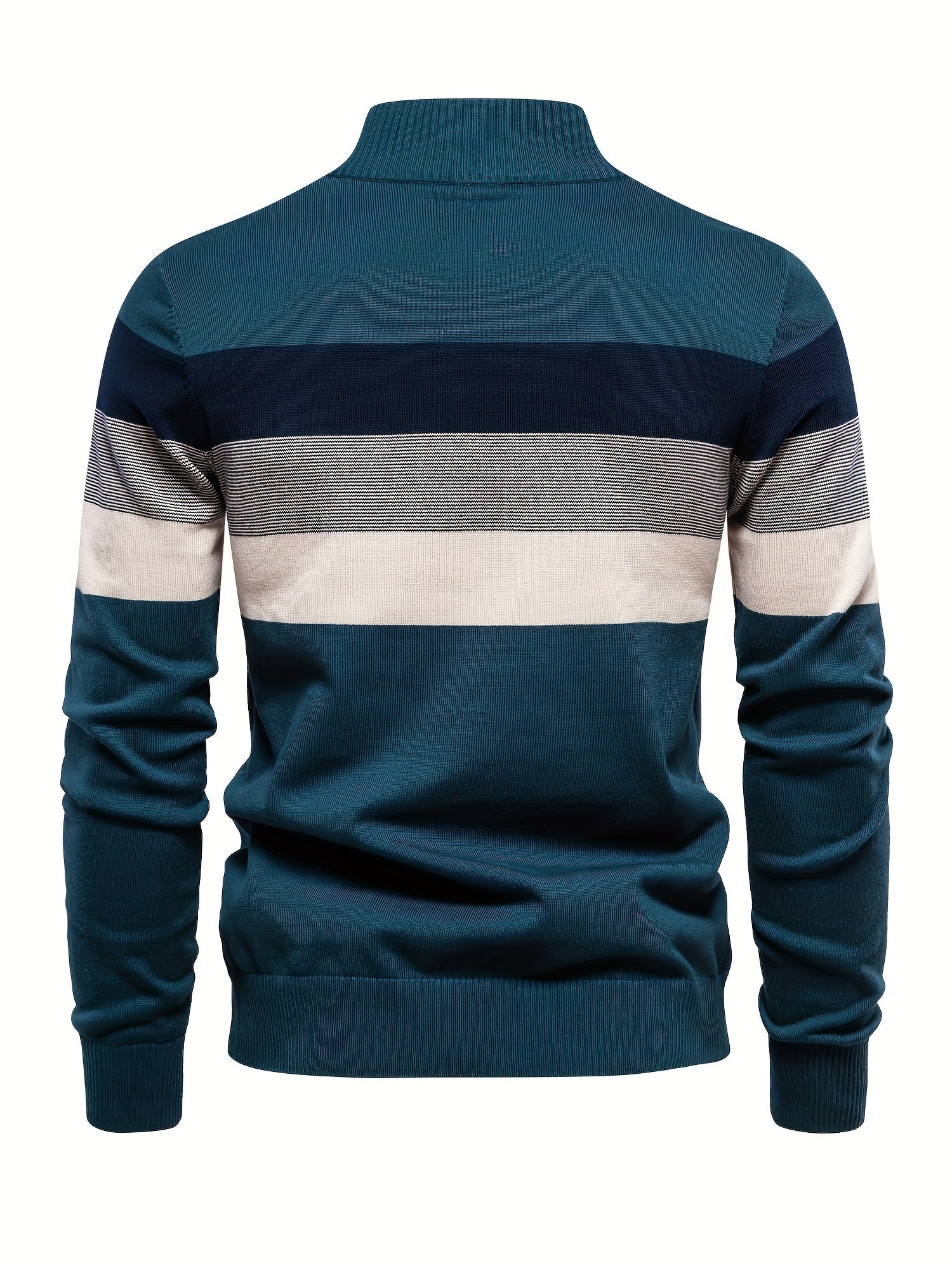 Quarter Zip Pullover - Pullover mit halbem Reißverschluss für Männer - Strickpullover-Chaps Herrenmode