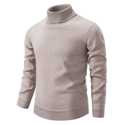 Rollkragenpullover | Strickpullover | Rollkragenpullover | Herren-Strickwaren-Beige-S-Chaps Herrenmode