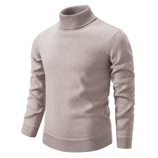 Rollkragenpullover | Strickpullover | Rollkragenpullover | Herren-Strickwaren-Beige-S-Chaps Herrenmode