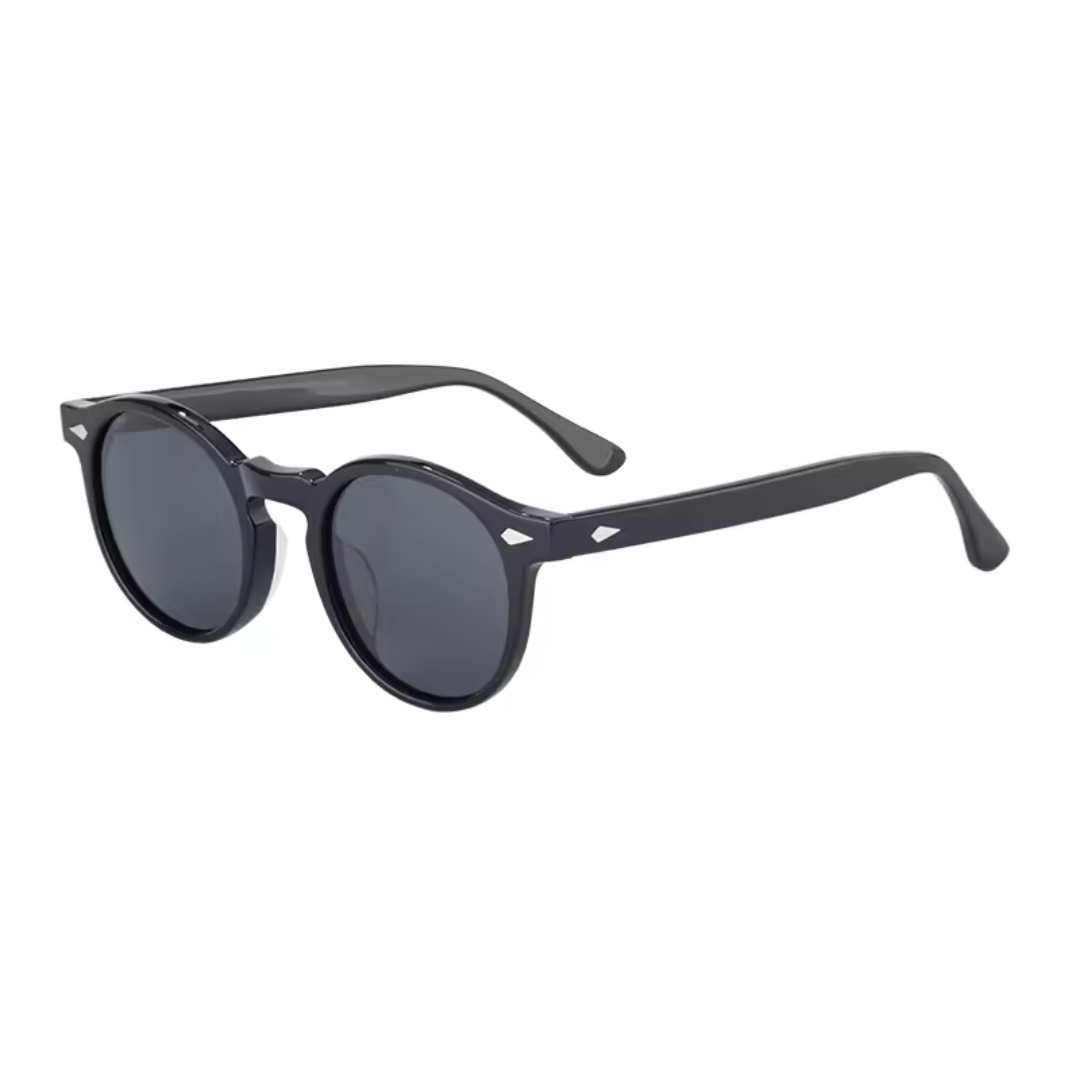 Runde Sonnenbrille – UV-Schutz für Männer, polarisiert, trendy-Chaps Herrenmode