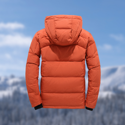 Schneefeste Jacke | Warm | Mit Kapuze | Daunenjacke | Wintermäntel und -jacken für Herren-Chaps Herrenmode
