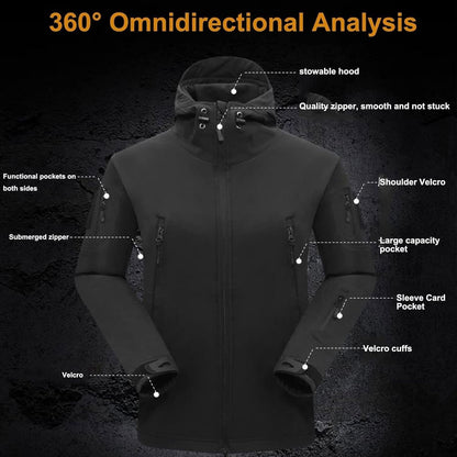 Set aus Jacke und Hose – taktische Outdoor-Jacke und Cargohose für Herren-Chaps Herrenmode