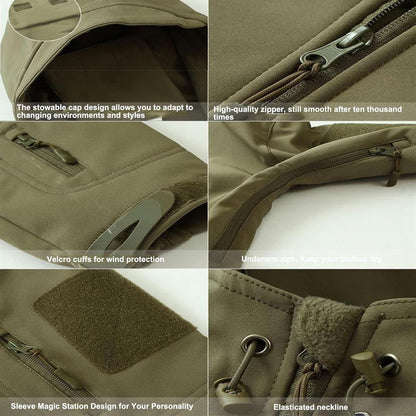 Set aus Jacke und Hose – taktische Outdoor-Jacke und Cargohose für Herren-Chaps Herrenmode