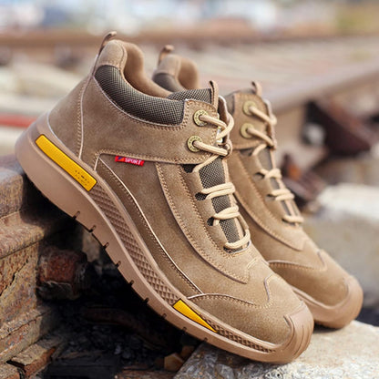 Sicherheitsschuhe | Wasserdicht | Rutschfest | Herrenschuhe-Braun-39-Chaps Herrenmode