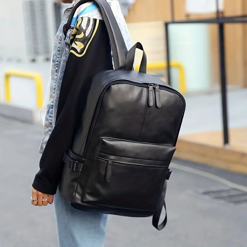Silas Rucksack | Tasche mit großem Fassungsvermögen für Männer-Schwarz-Chaps Herrenmode