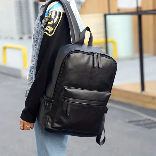 Silas Rucksack | Tasche mit großem Fassungsvermögen für Männer-Schwarz-Chaps Herrenmode