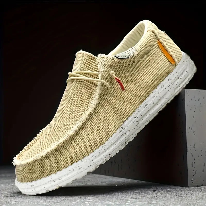 Slip-On Schuhe | Leichtgewicht | Walking | Alltagsschuhe | Herrenschuhe-Beige-36-Chaps Herrenmode