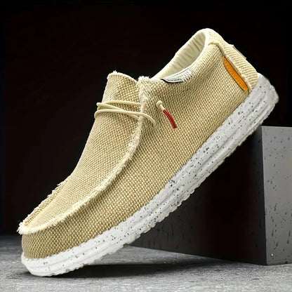 Slip-On Schuhe | Leichtgewicht | Walking | Alltagsschuhe | Herrenschuhe-Beige-36-Chaps Herrenmode